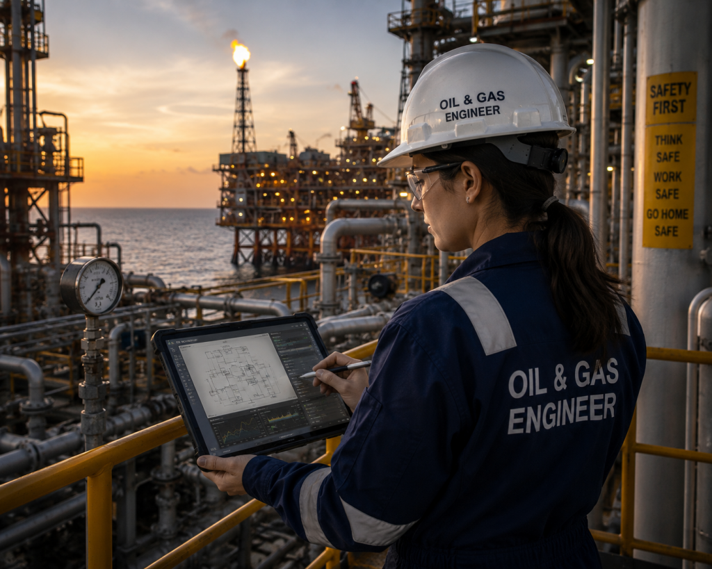 ingeniera oil and gas