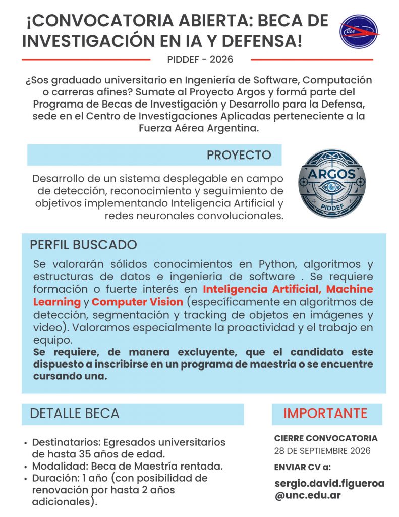 convocatoria abierta